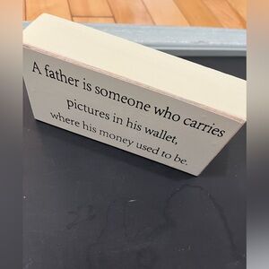 Cream Decorative Quote Block